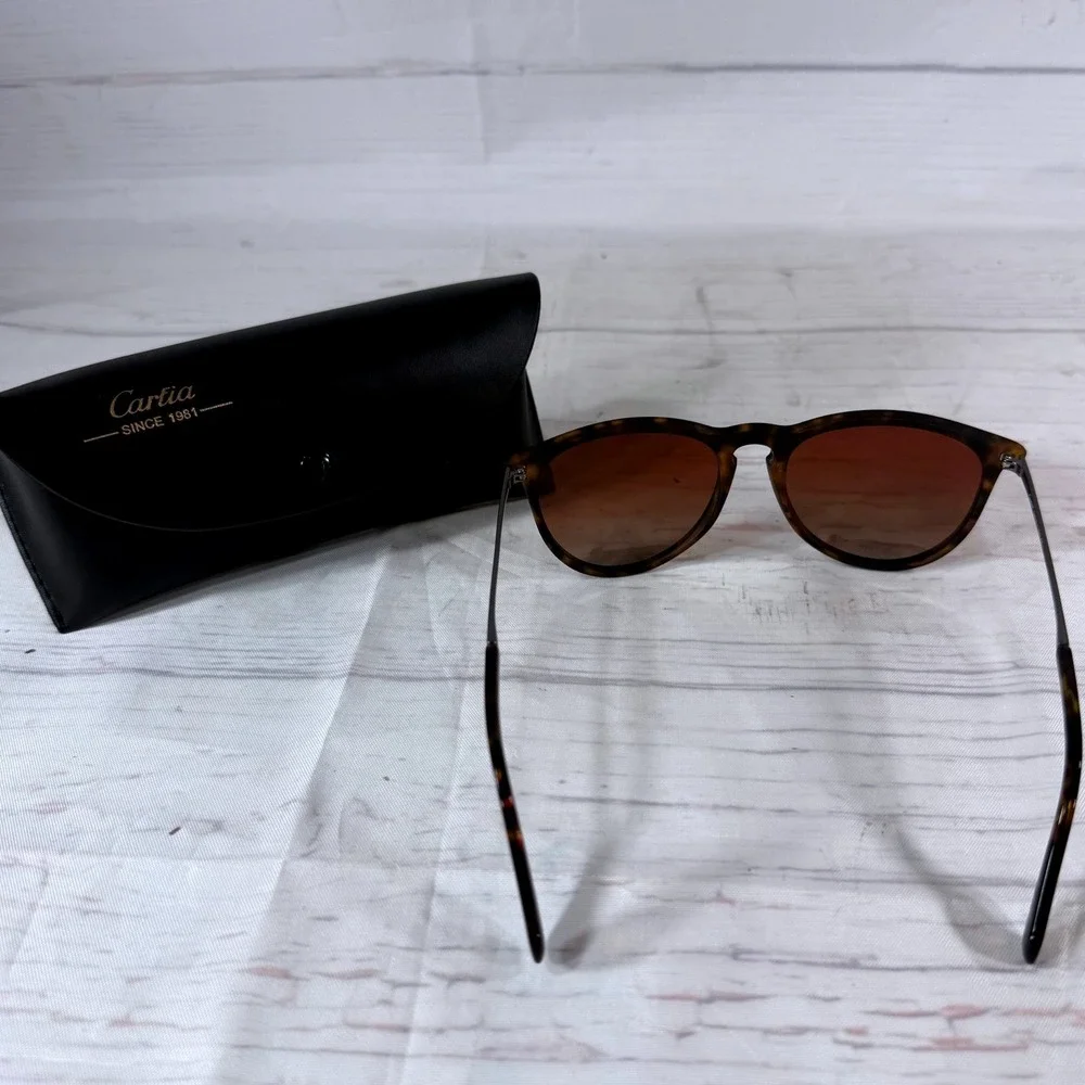 Cartier Sunglasses Tortoise Brown Lens - Women's Authentic‎ Designer Eyewear
